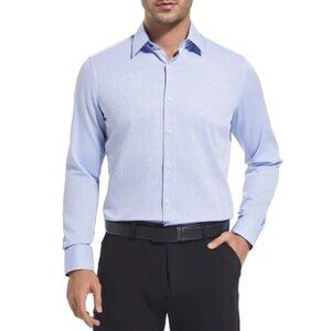 NEW Duchamp Men's 16L Slim Fit Stretch Cotton Button Down Dress Shirt